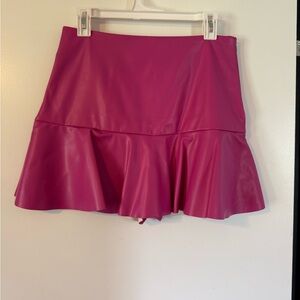 Pink Flared Women's Skort